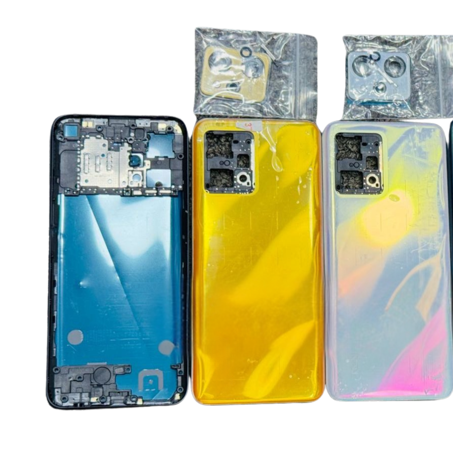 Complete Housing Body for Realme 9 4G Back Panel and Chrome Bezel Frame - EGFix
