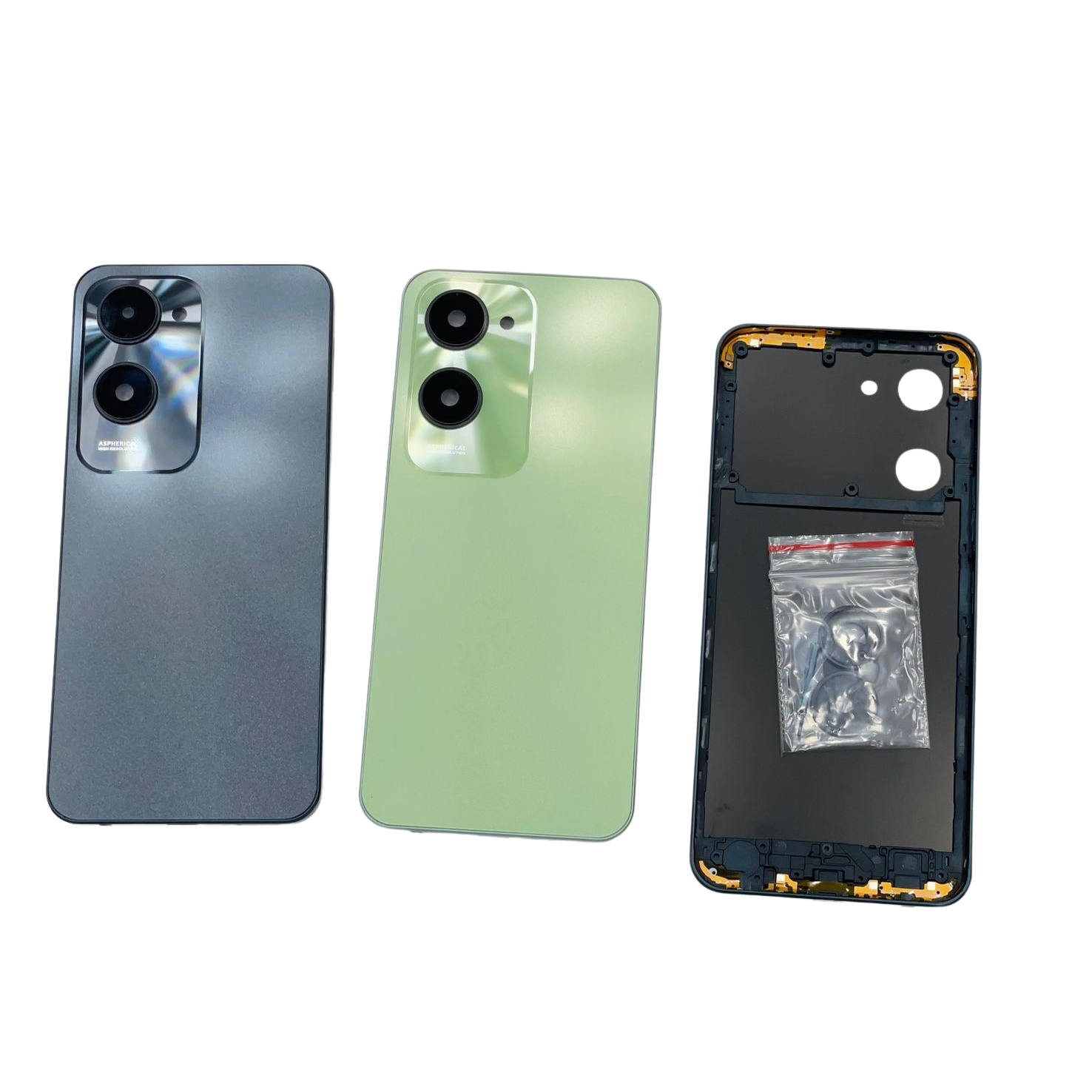 Complete Housing Body for Vivo T3 Lite Y18 Y18S Y28S Back Panel and Chrome Bezel Frame - EGFix