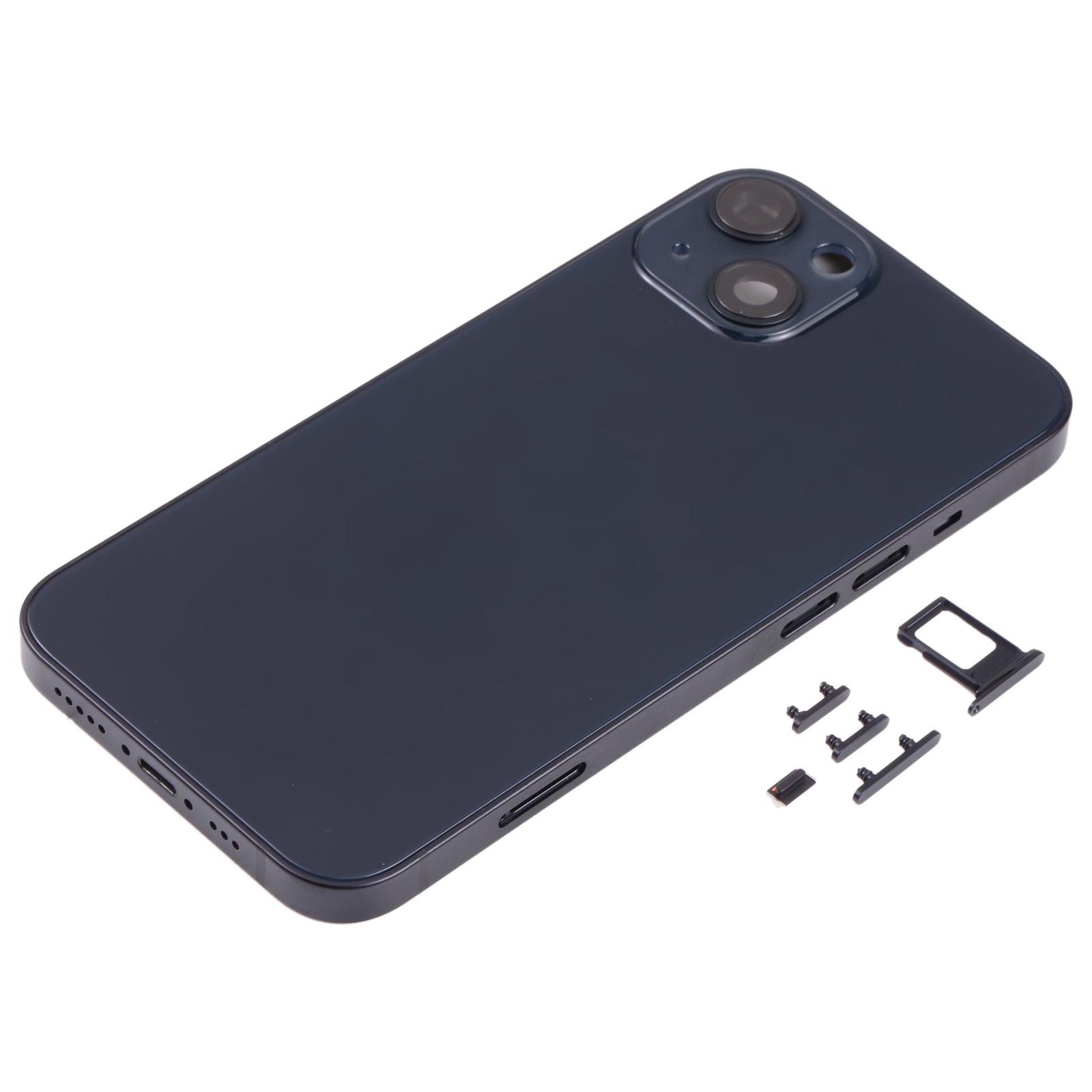 Complete Housing Body for iPhone 13 Black with Side Keys Sim Tray and Camera Lens