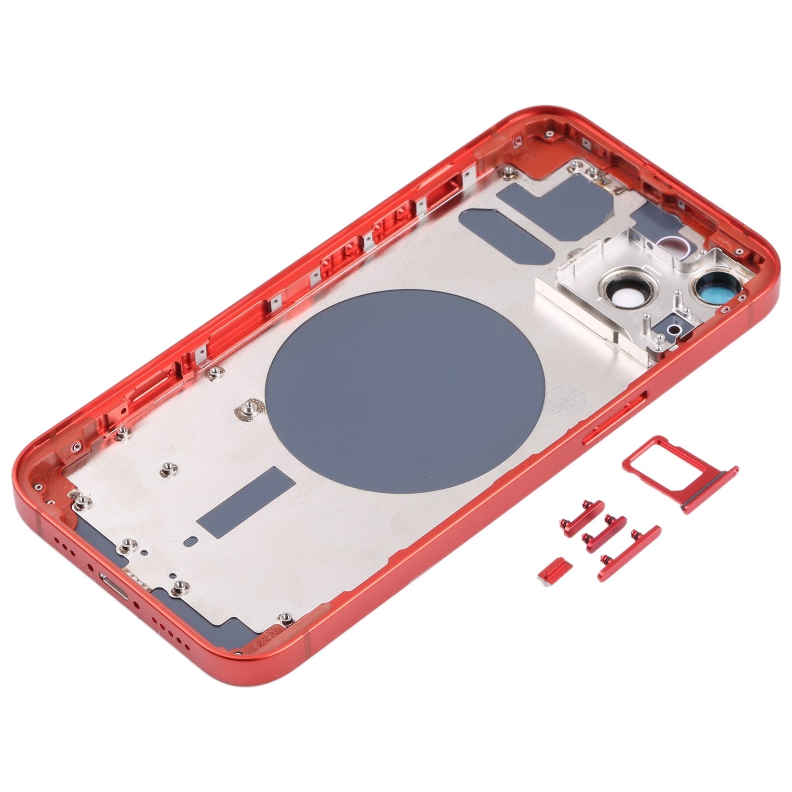 Complete Housing Body for iPhone 13 Red with Side Keys Sim Tray and Camera Lens