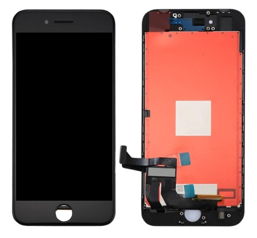 Display for Apple iPhone 8 Plus Black (Screen Folder Combo)