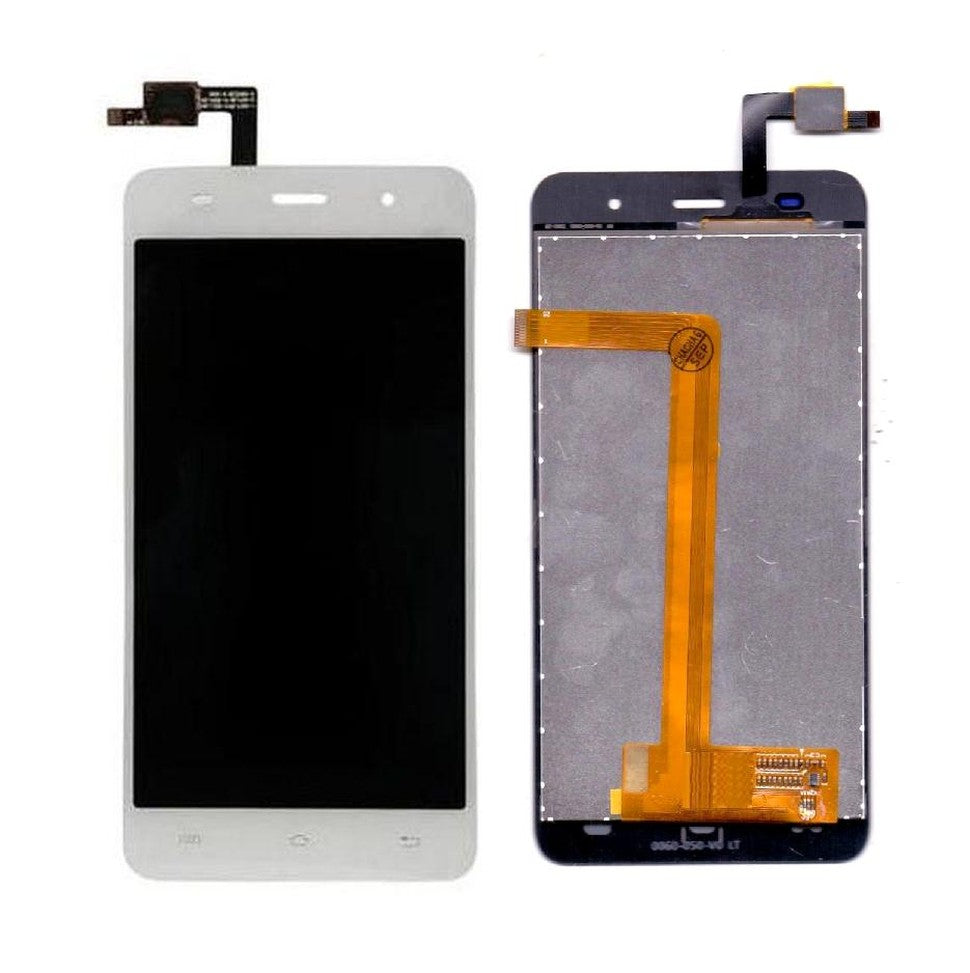 Display for Lava Iris X8 White (Screen Folder Combo)