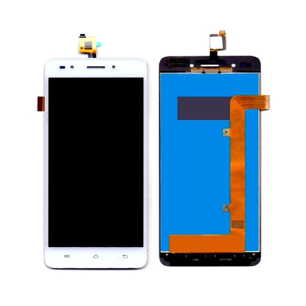 Display for Lava X81 White (Screen Folder Combo)