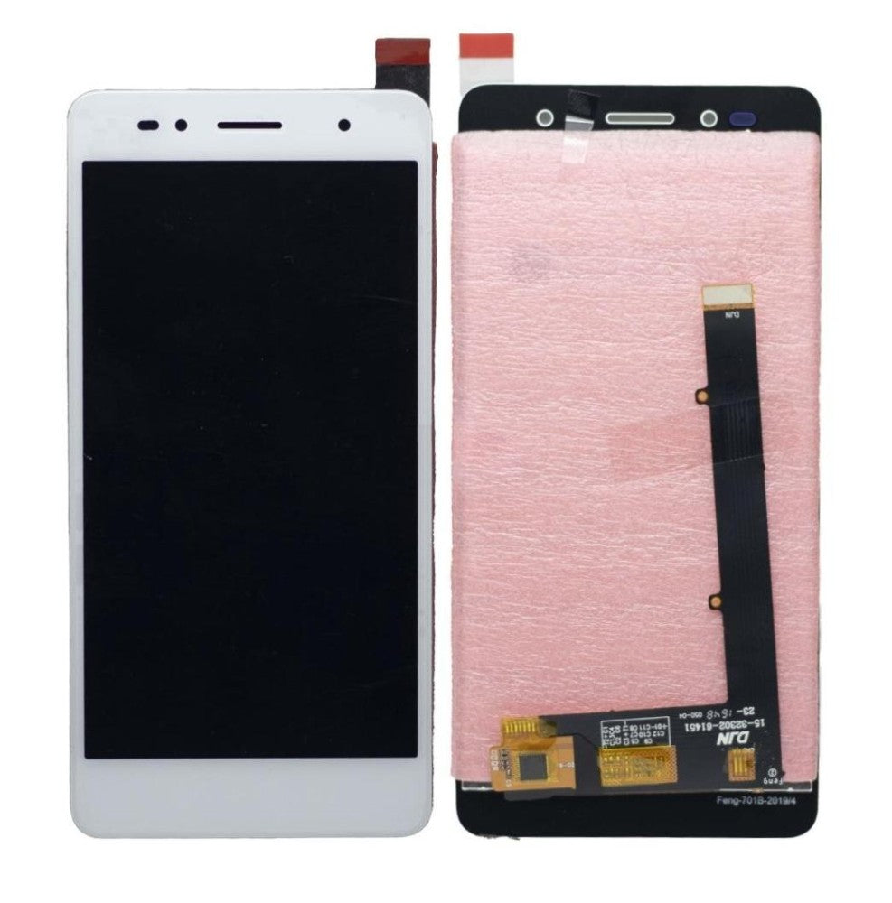 Display for Lava Z10 White (Screen Folder Combo)