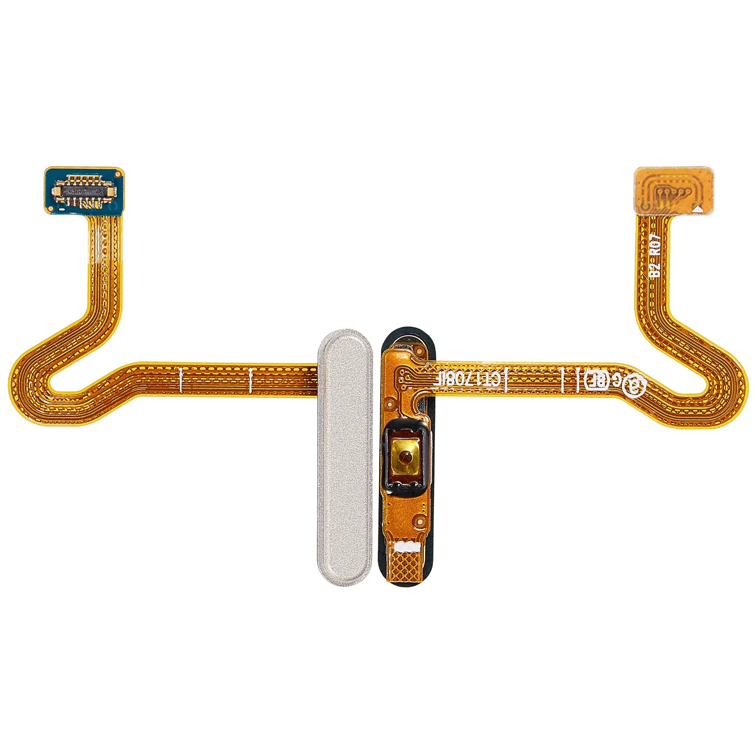 Fingerprint Side Power On Off Button for Samsung Galaxy Z Flip 3 5G White - EGFix