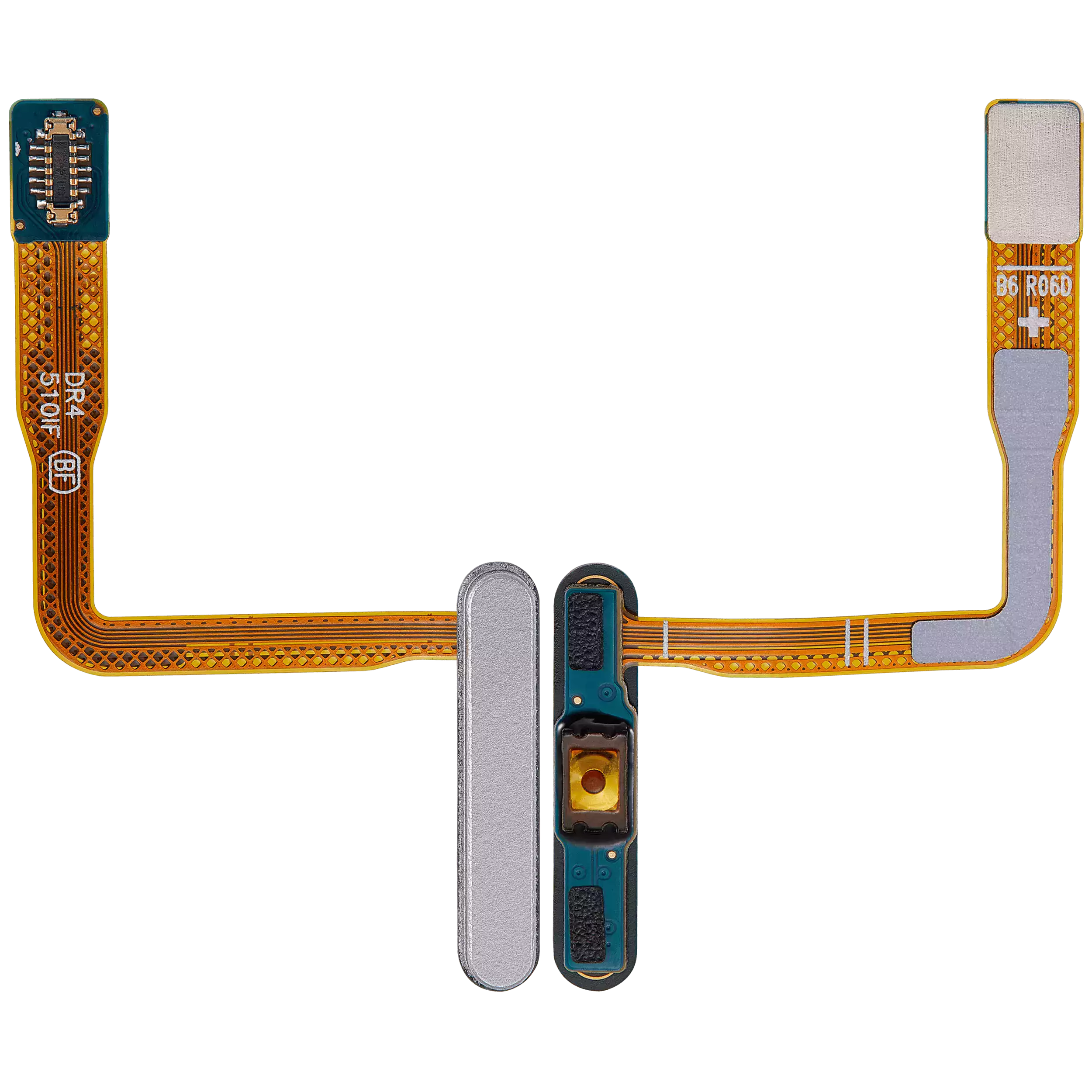 Fingerprint Side Power On Off Button for Samsung Galaxy Z Flip 6 Silver Shadow - EGFix