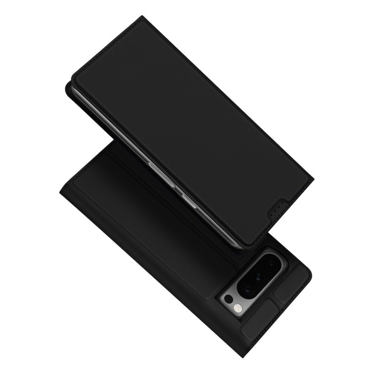 Back Cover Leather Finish Case For Google Pixel 8 Pro Black