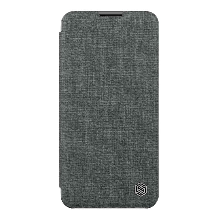 Back Cover Case Leather Finish For Apple iPhone 14 Pro Max Grey