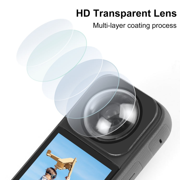 Optical Lens  Glass Protective Cover For Insta360 X3 Puluz