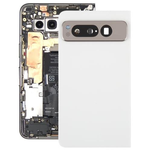 Back Glass Panel Cover Compatible With Google Pixel Fold White - EGFix
