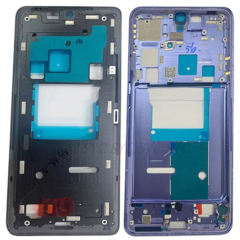 LCD Displays Chrome Bezel Middle Frame Chassis For Motorola Moto Edge 50 Pro - EGFix