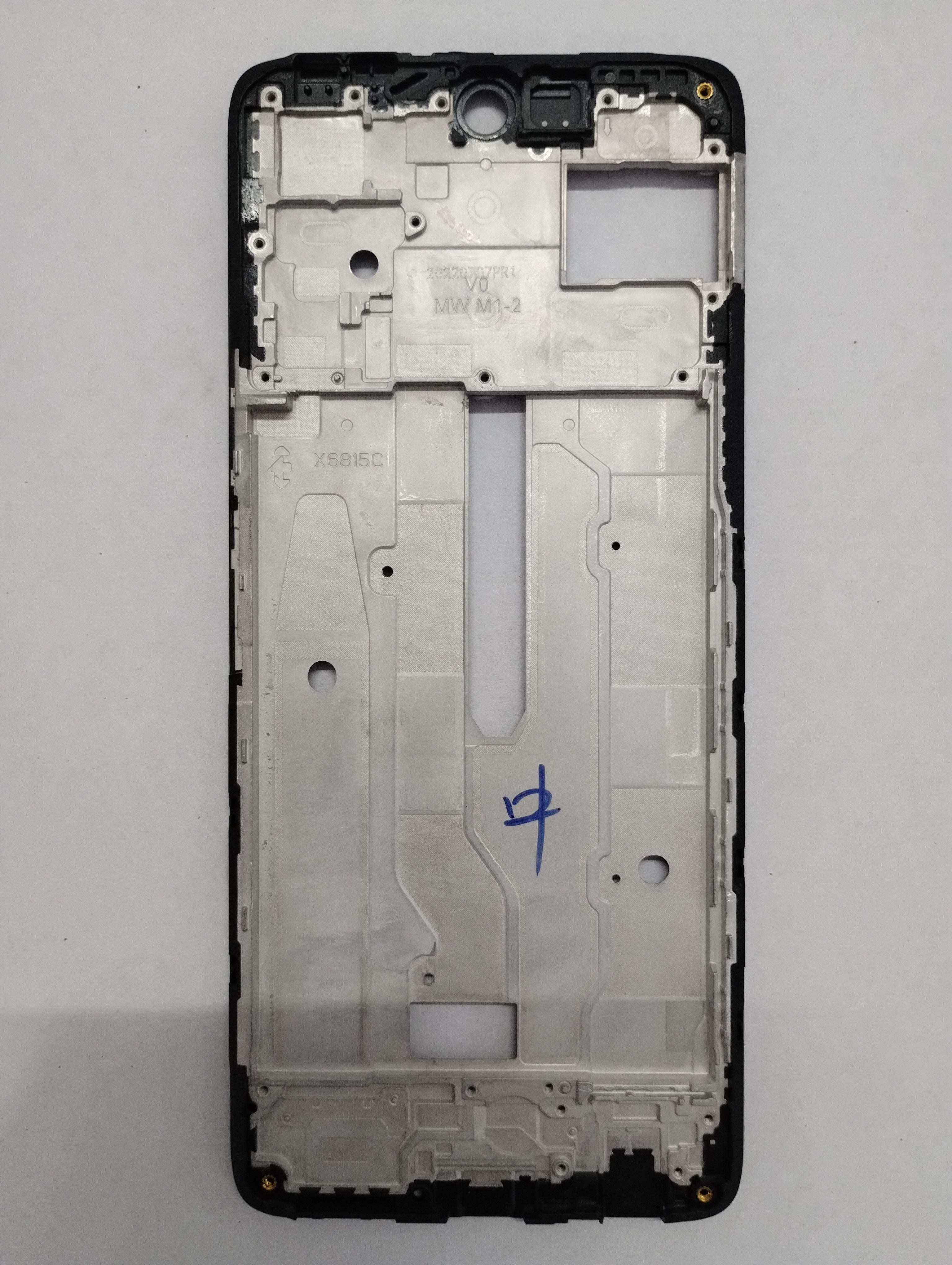 LCD Frame Middle Panel Chassis for Infinix Zero 5G X6815 Black