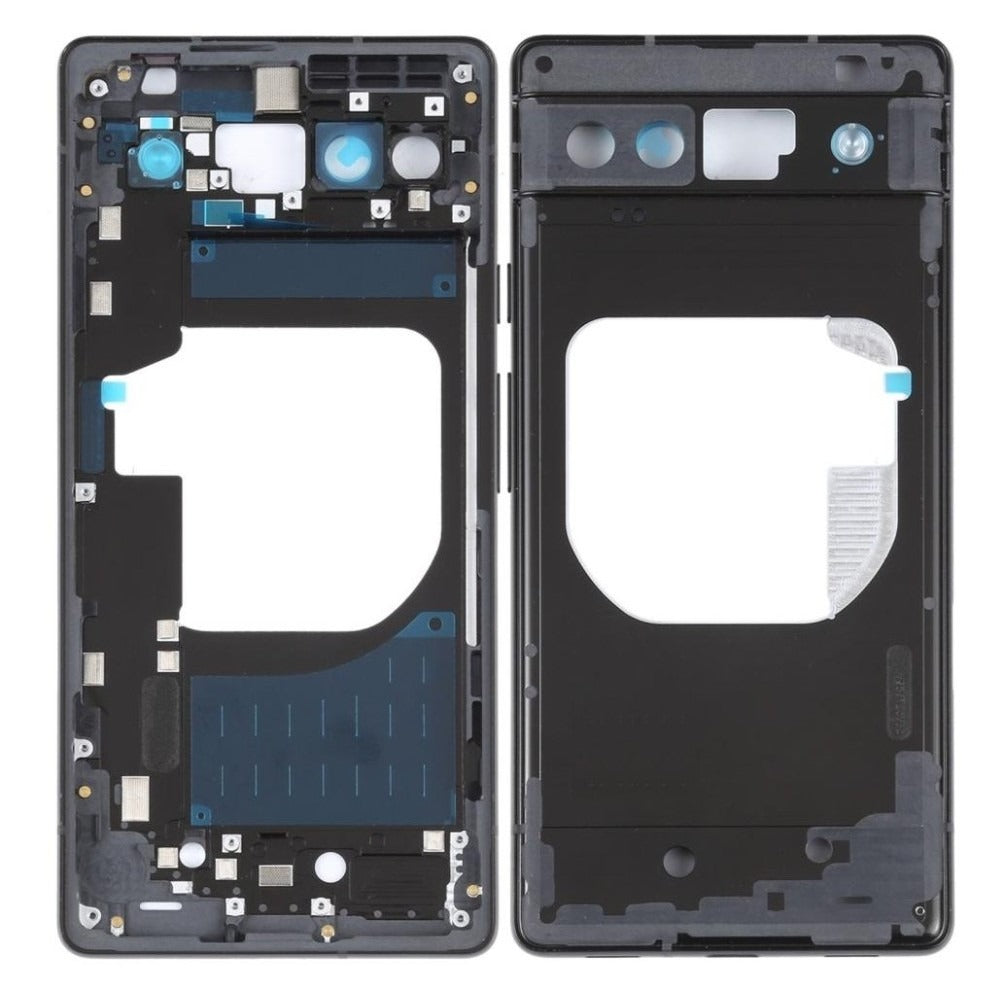 LCD Frame Middle Panel Chassis for Google Pixel 6A Black - EGFix