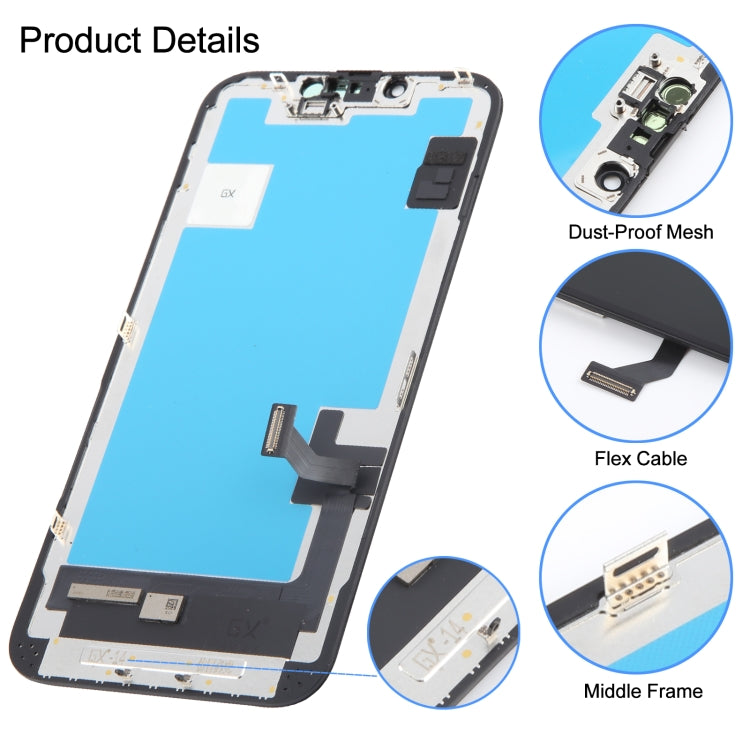 LCD Display Folder with Touch Screen for Apple iPhone 14 (OLED)