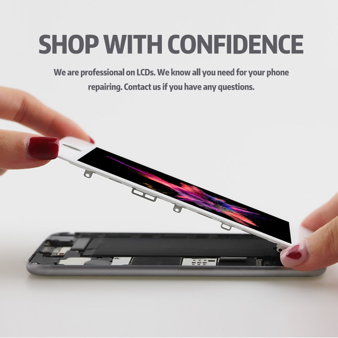 LCD Display Folder with Touch Screen for Apple iPhone 14 Pro Max (OLED) - EGFix