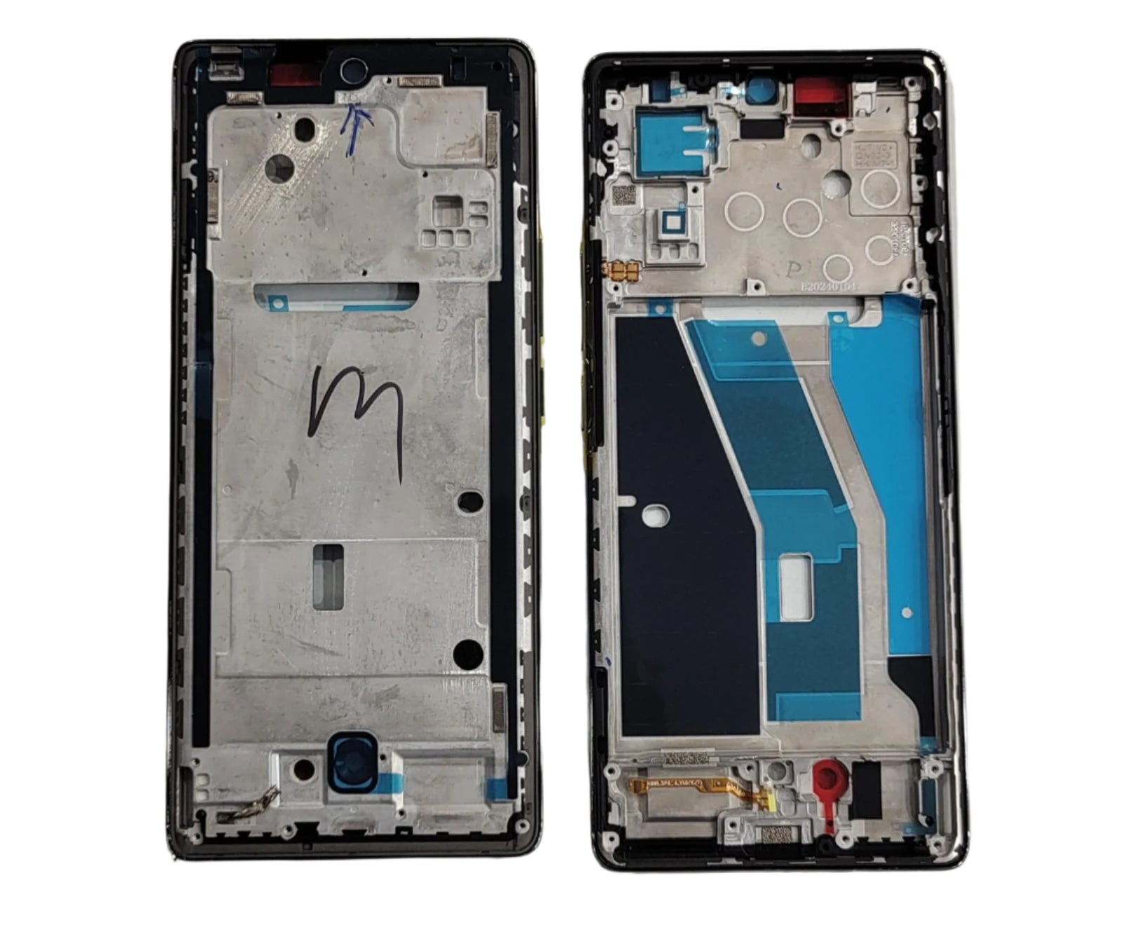 LCD Frame Middle Chassis for Tecno Spark 20 Pro Plus KJ7 Silver - EGFix