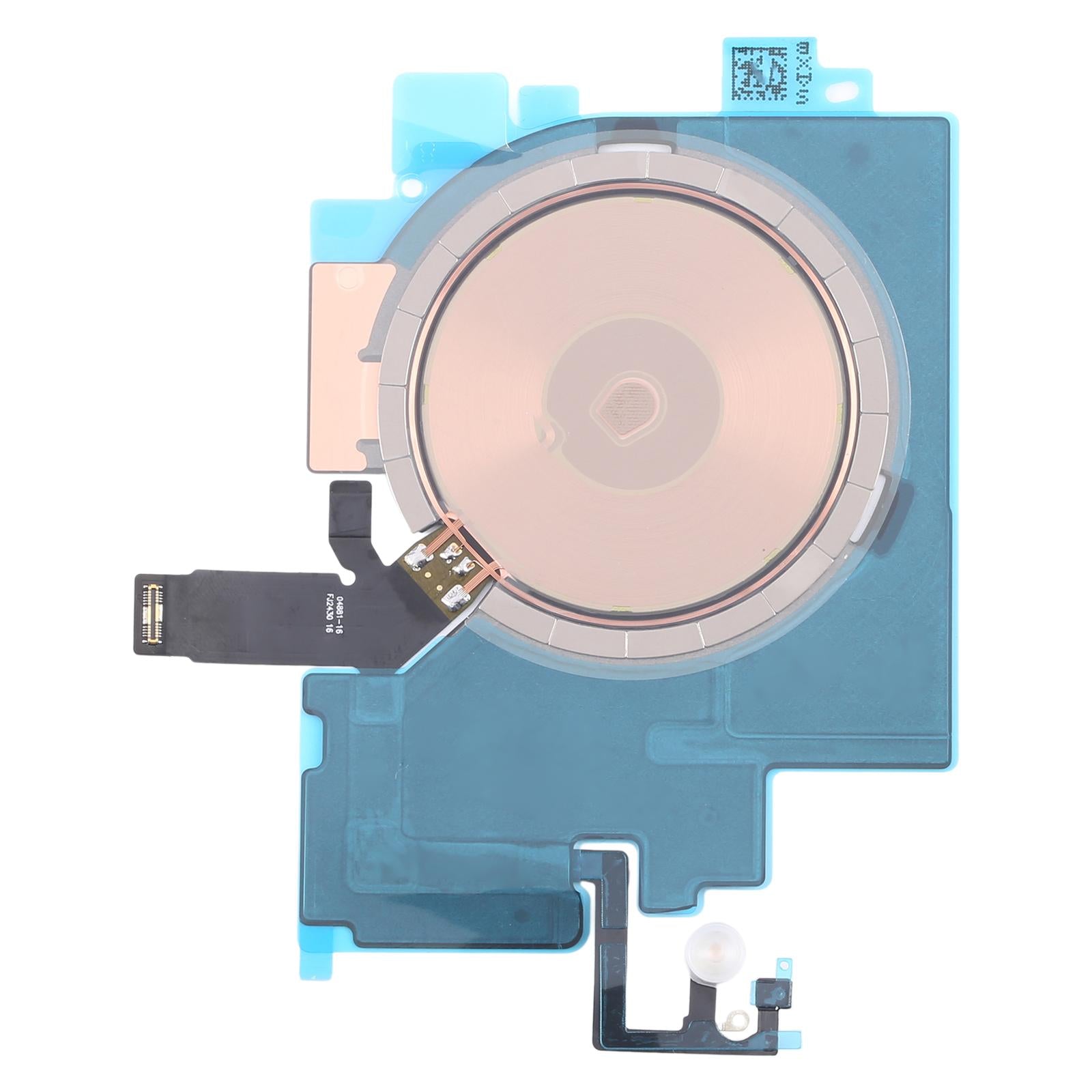 NFC Wireless Charging Coil Flashlight Flex Cable For Apple iPhone 16 Plus
