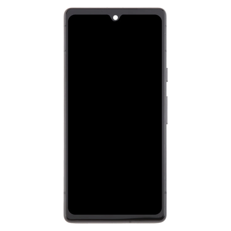 OLED Display Screen for Google Pixel 7A (Folder Combo) with Frame Black