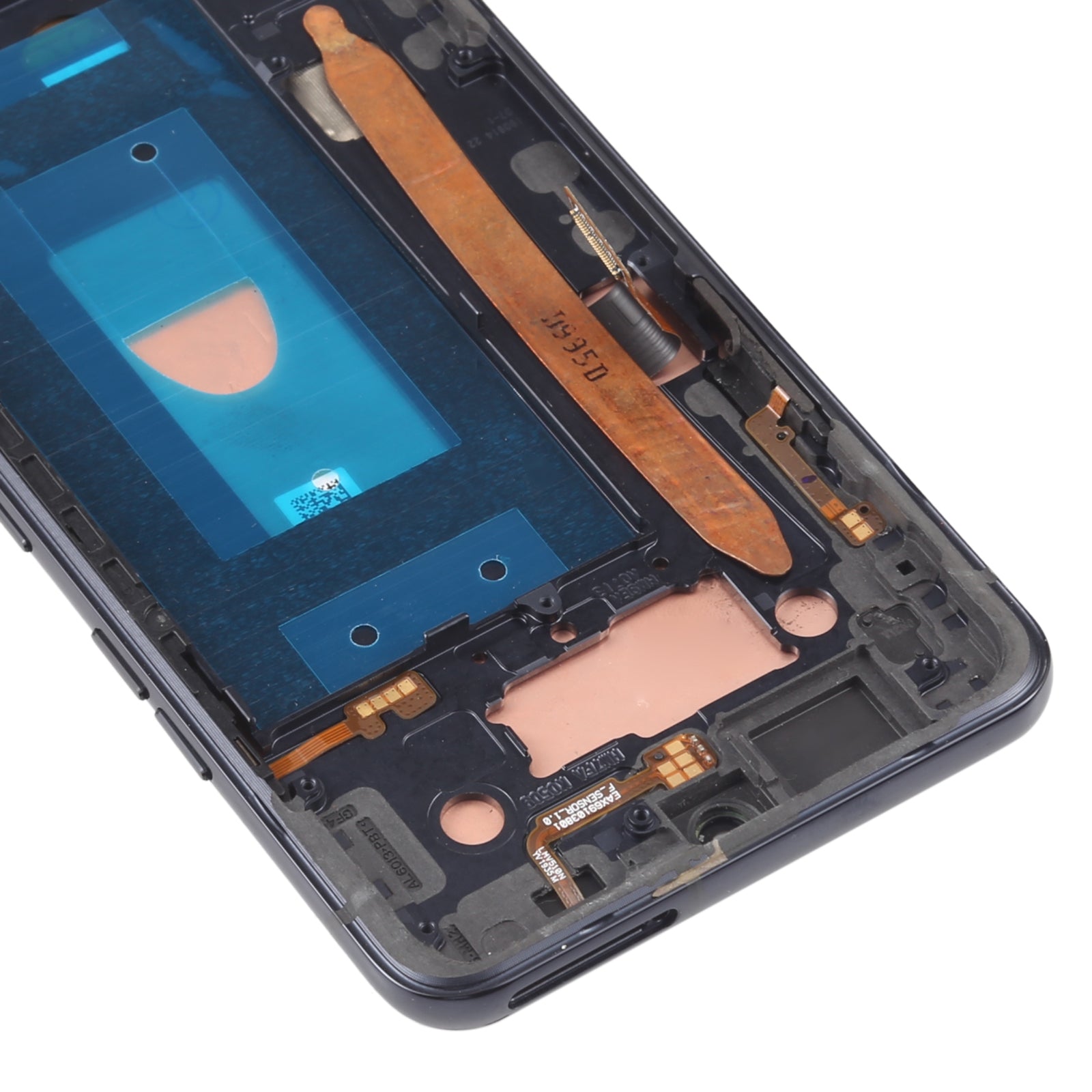 OLED Display Screen for LG G8X ThinQ with Frame (Folder Combo) Fingerprint Working - EGFix