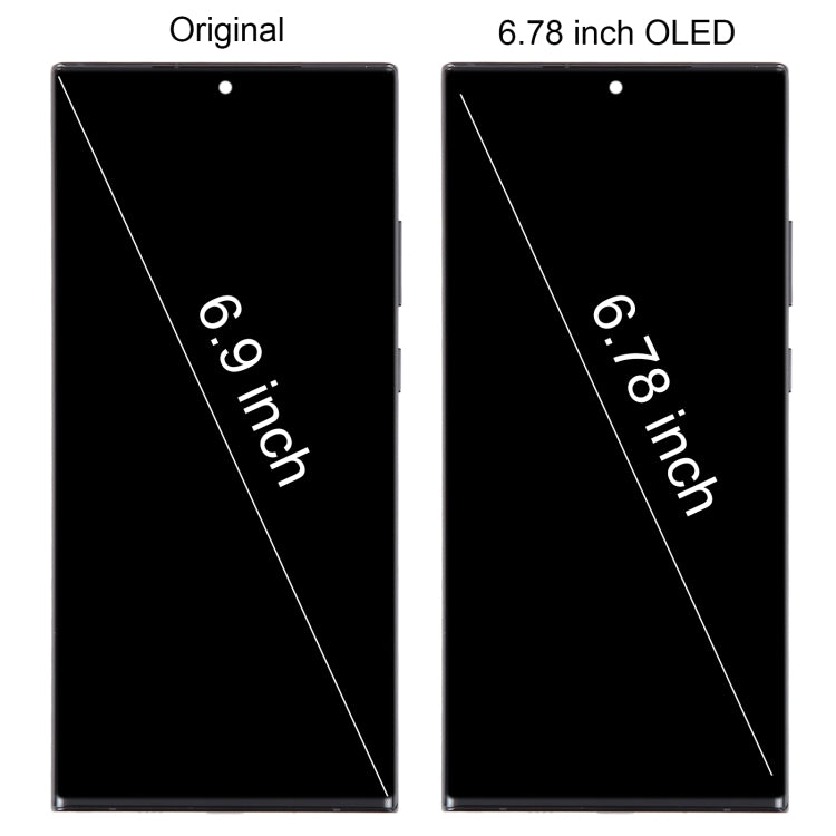 OLED Display Screen for Samsung Galaxy Note 20 Ultra Mystic Bronze with Frame Folder Combo Fingerprint Working