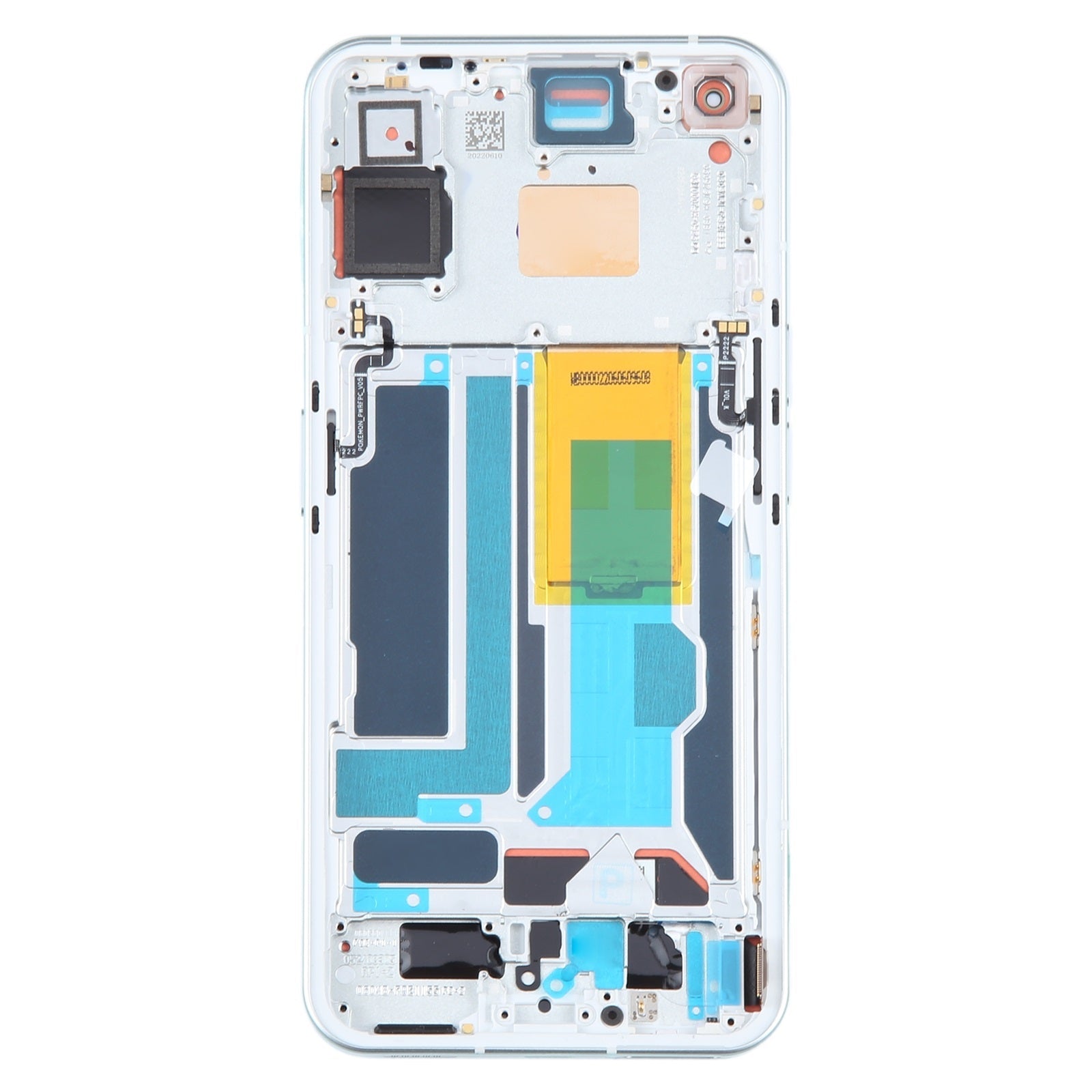 OLED Display Screen for Nothing Phone 1 A063 Silver Silver (Folder Combo) with Frame - EGFix