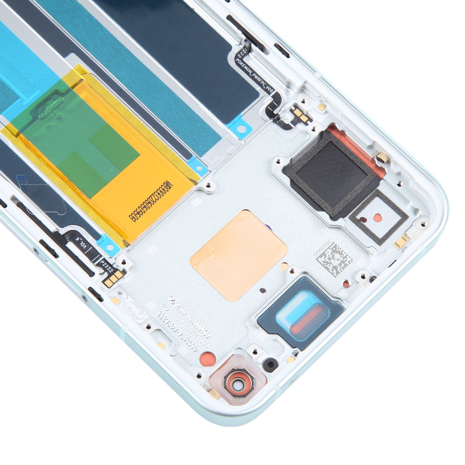 OLED Display Screen for Nothing Phone 1 A063 Silver Silver (Folder Combo) with Frame - EGFix