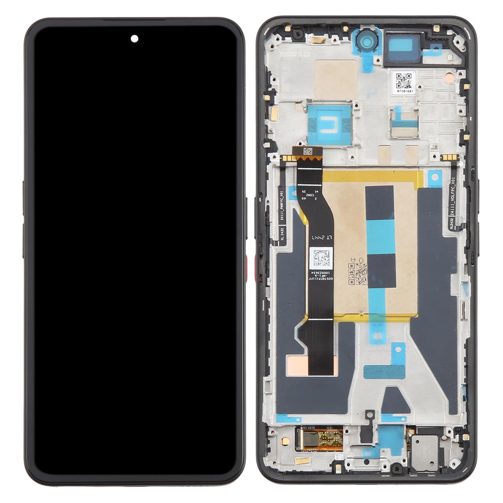 OLED Display Screen for Nothing Phone 3a A059 Black (Folder Combo) with Frame