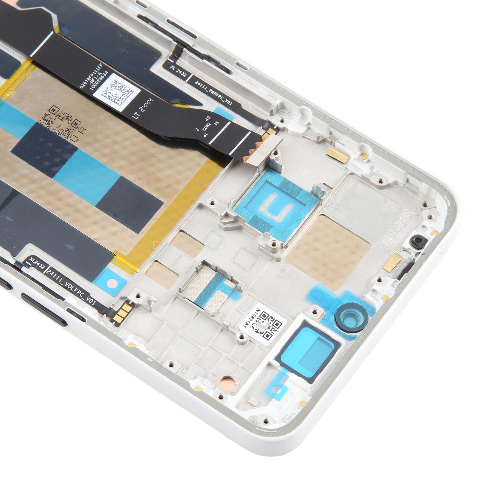 OLED Display Screen for Nothing Phone 3a A059 White (Folder Combo) with Frame - EGFix