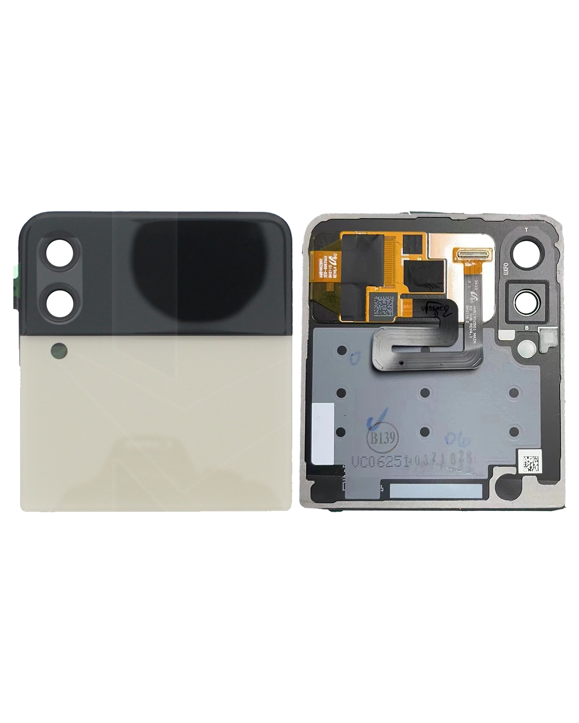 Outer OLED Display Screen for Samsung Galaxy Z Flip 3 5G Cream