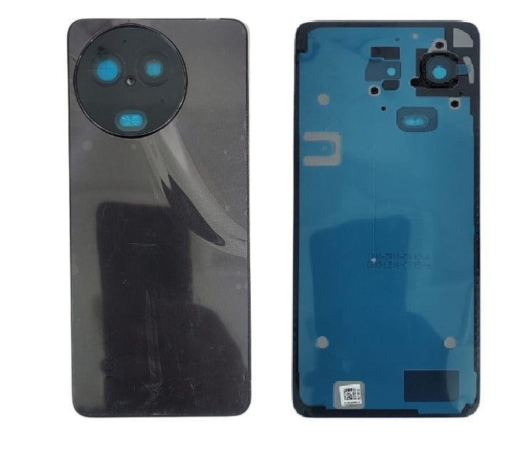 Back Panel For Realme 11X Black with Lens