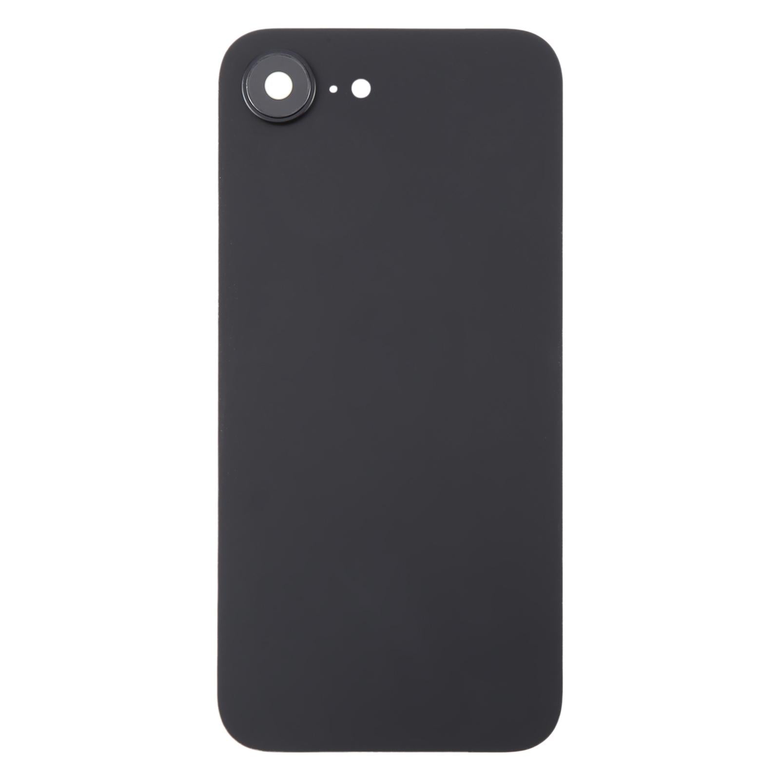 Back Glass Panel for Apple iPhone 16e Black with Camera Lens