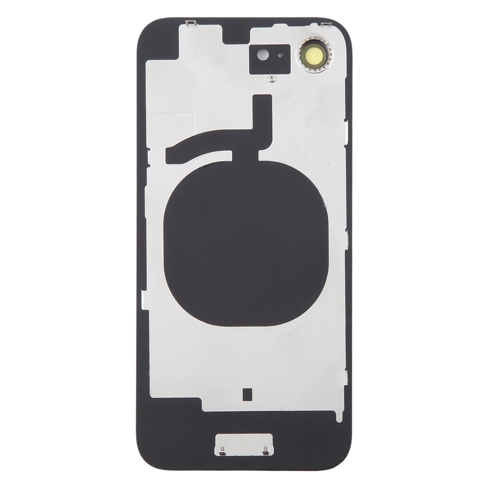 Back Glass Panel for Apple iPhone 16e Black with Camera Lens
