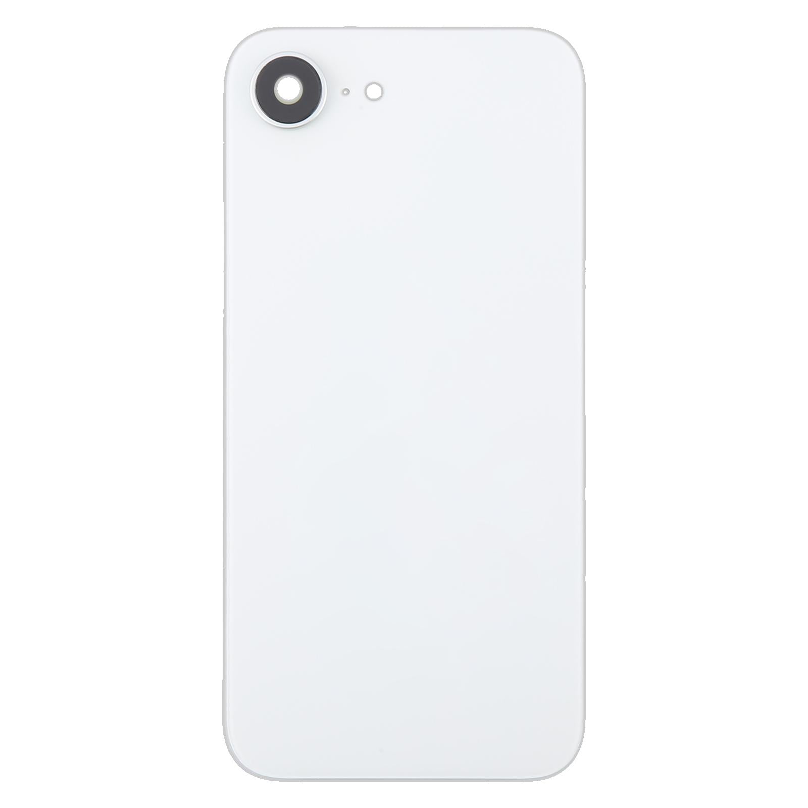 Back Glass Panel for Apple iPhone 16e White with Camera Lens