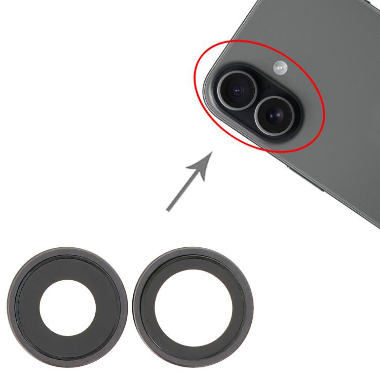Back Glass Panel for Apple iPhone 17 Black