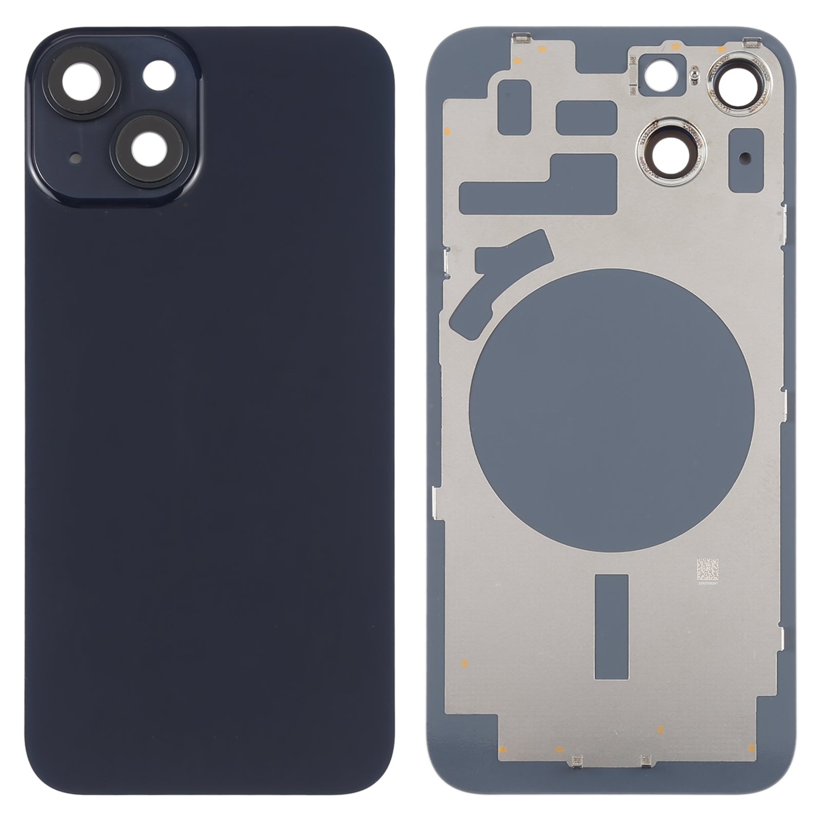 Back Glass Panel for for Apple iPhone 14 Plus Black with Camera Lens - EGFix