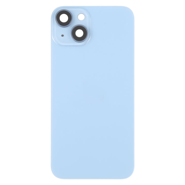 Back Glass Panel for for Apple iPhone 14 Plus Blue with Camera Lens - EGFix