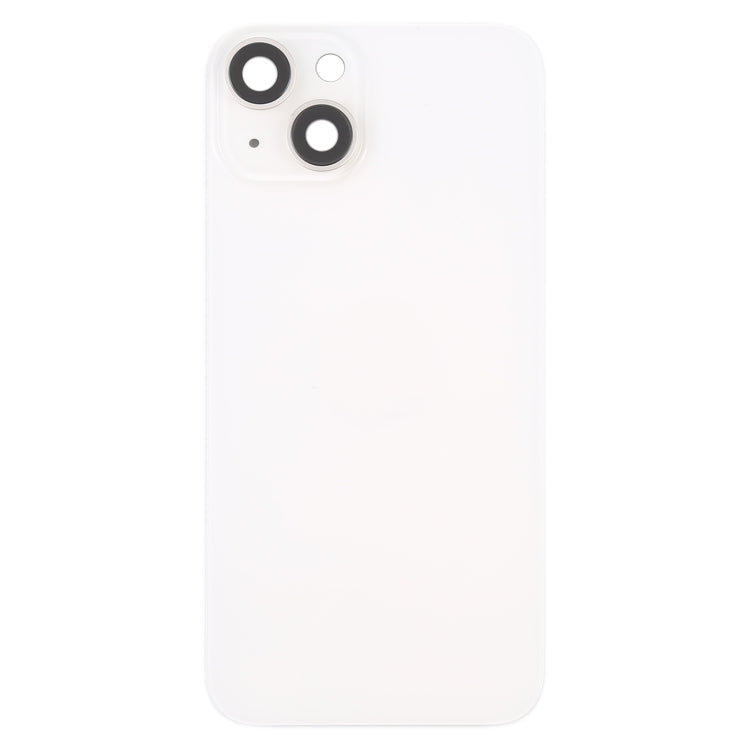 Back Glass Panel for for Apple iPhone 14 Plus White with Camera Lens - EGFix