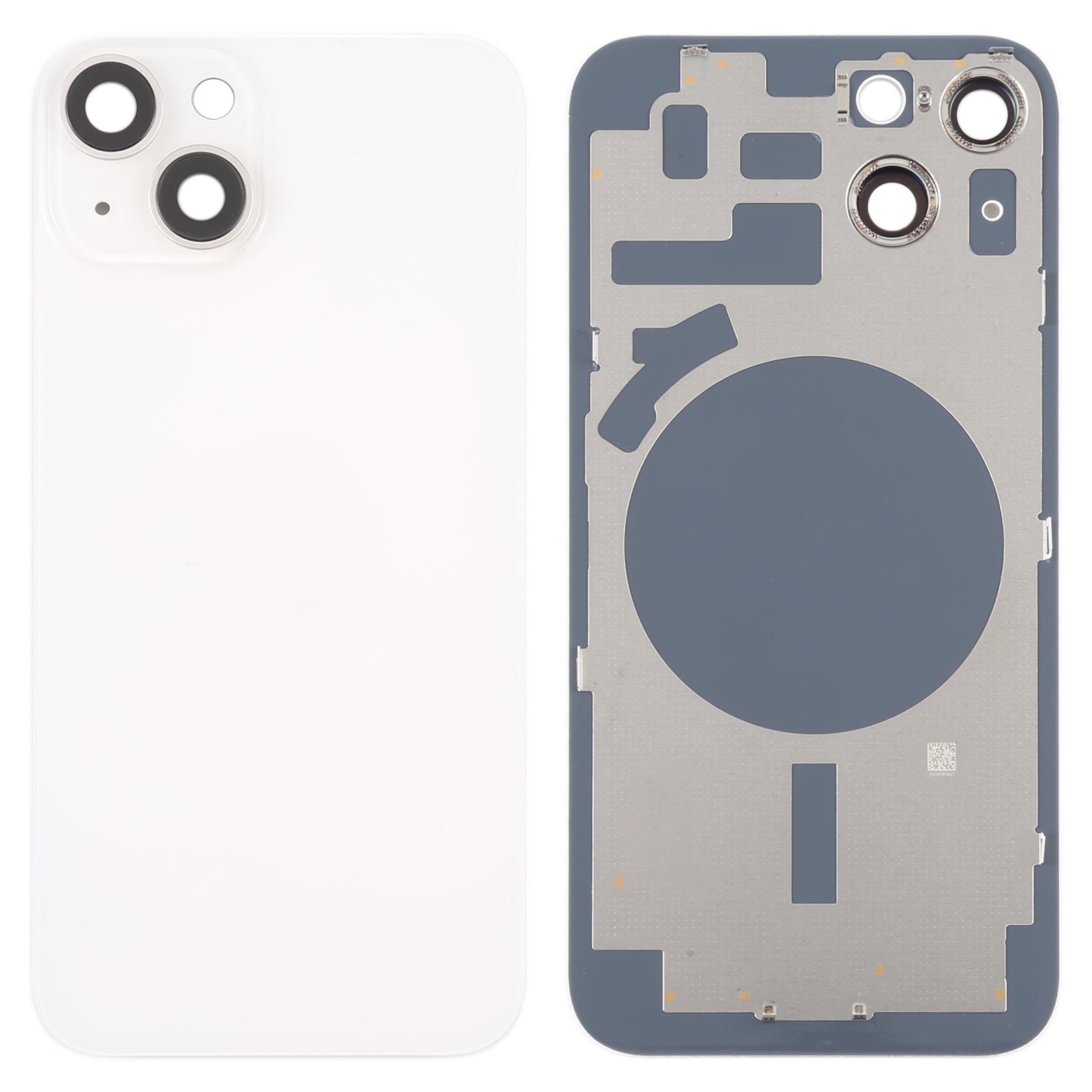 Back Glass Panel for for Apple iPhone 14 Plus White with Camera Lens - EGFix