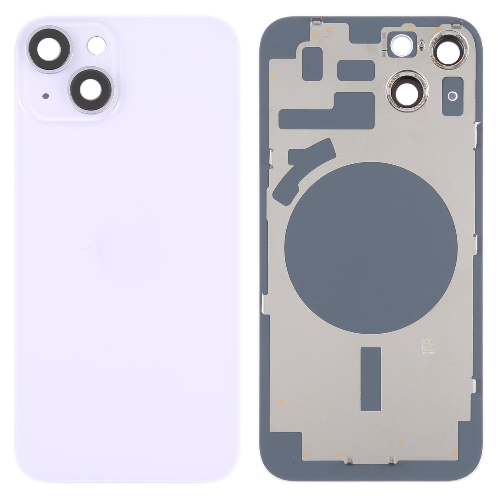 Back Glass Panel for for Apple iPhone 14 Purple with Camera Lens - EGFix