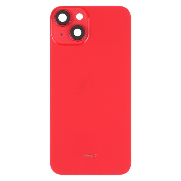 Back Glass Panel for for Apple iPhone 14 Red with Camera Lens - EGFix