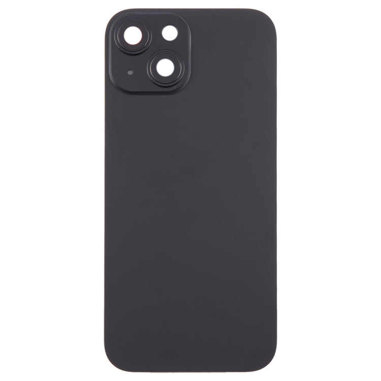 Back Glass Panel for for Apple iPhone 15 Plus Black with Camera Lens - EGFix