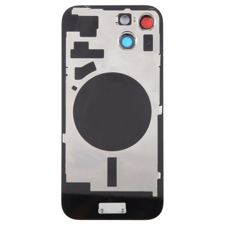 Back Glass Panel for for Apple iPhone 15 Plus Black with Camera Lens - EGFix
