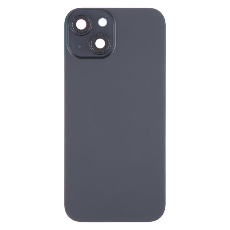 Back Glass Panel for for Apple iPhone 15 Plus Black with Camera Lens and Magsafe Magnet - EGFix