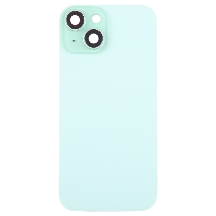 Back Glass Panel for for Apple iPhone 15 Plus Green with Camera Lens - EGFix