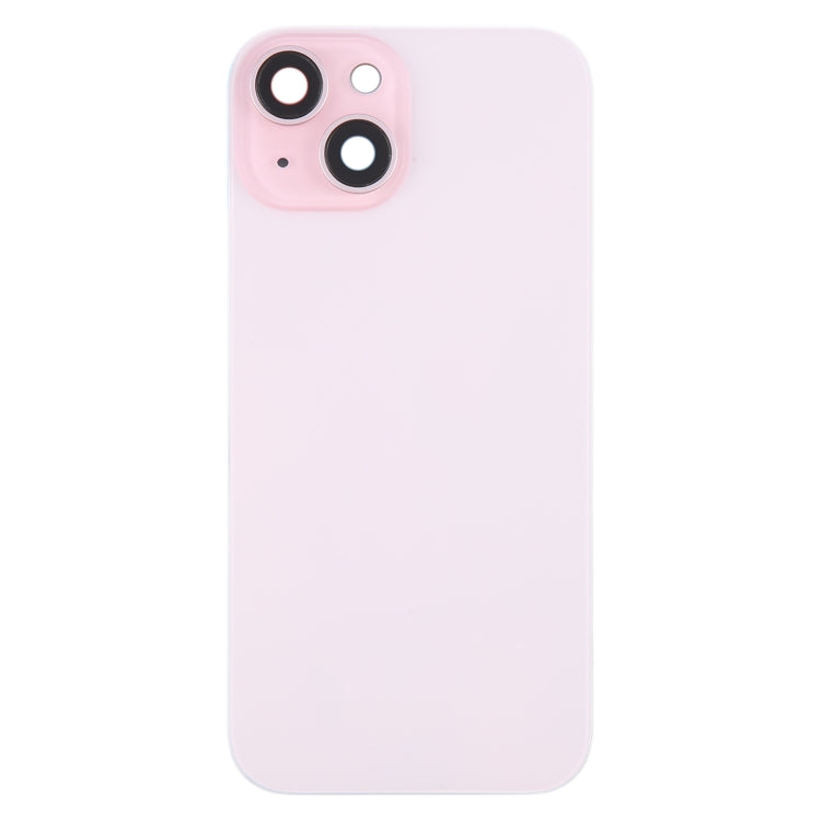 Back Glass Panel for for Apple iPhone 15 Plus Pink with Camera Lens and Magsafe Magnet - EGFix