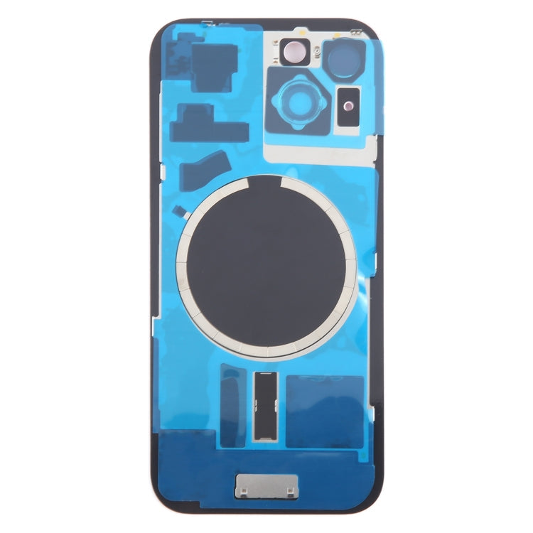 Back Glass Panel for for Apple iPhone 15 Plus Yellow with Camera Lens and Magsafe Magnet - EGFix