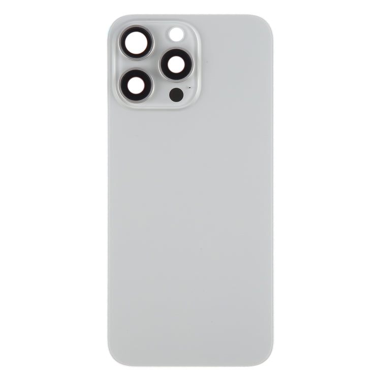 Back Glass Panel for for Apple iPhone 15 Pro Max Titanium with Camera Lens - EGFix