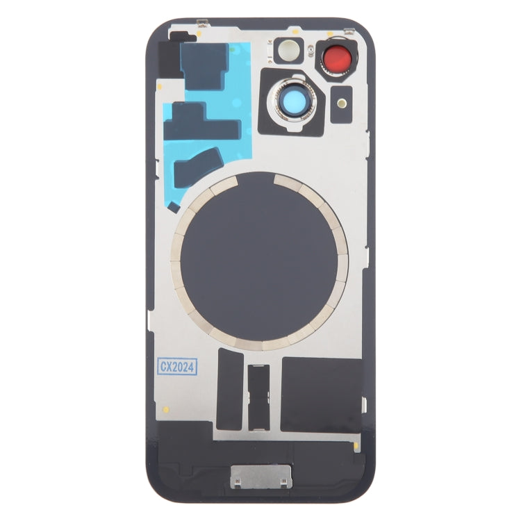 Back Glass Panel for for Apple iPhone 15 Yellow with Camera Lens and Magsafe Magnet - EGFix