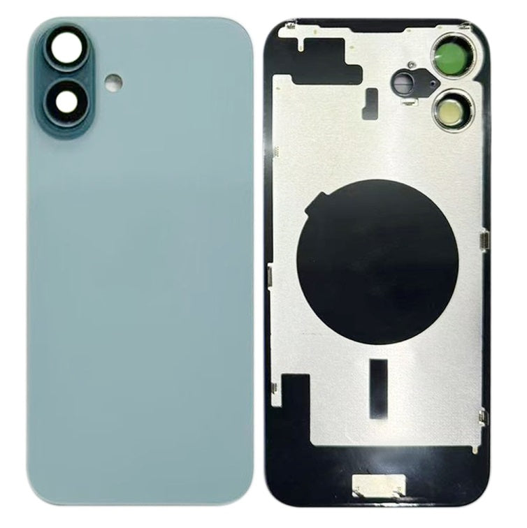 Back Glass Panel for for Apple iPhone 16 Green with Camera Lens - EGFix