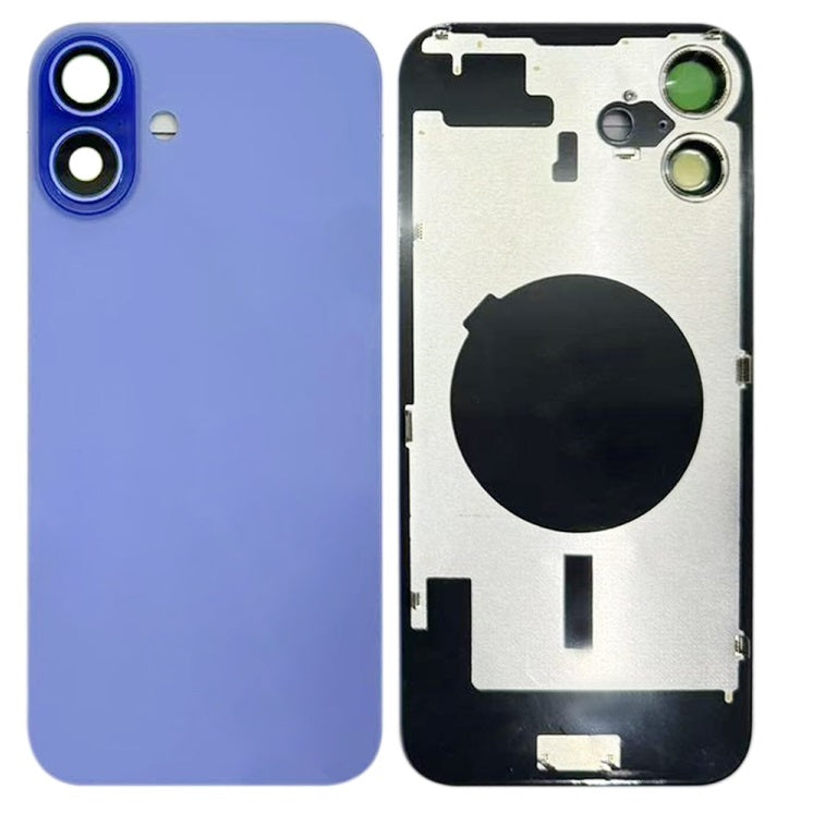 Back Glass Panel for for Apple iPhone 16 Plus Cyan with Camera Lens - EGFix